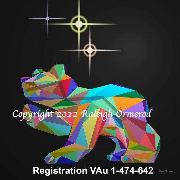 Medicine Bear by Raleigh Ormerod 20x20 - Picture 1 of 2